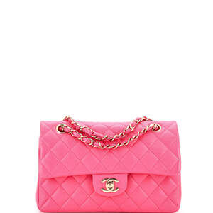 Chanel Small Classic Double Flap Bag Quilted Caviar